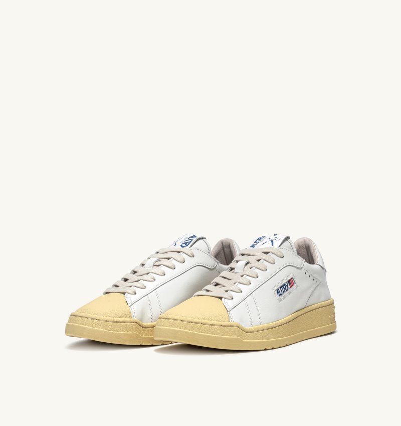 Autry Bob Lutz Low Sneaker Damen Weiß | MX20-0110W0