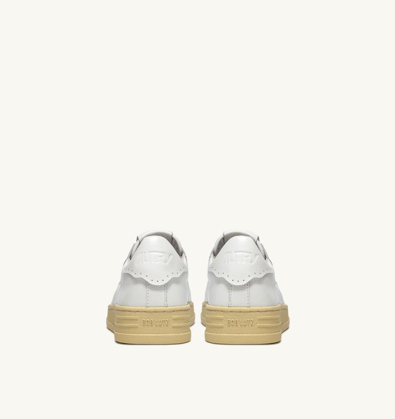 Autry Bob Lutz Low Sneaker Damen Weiß | MX20-0110W0