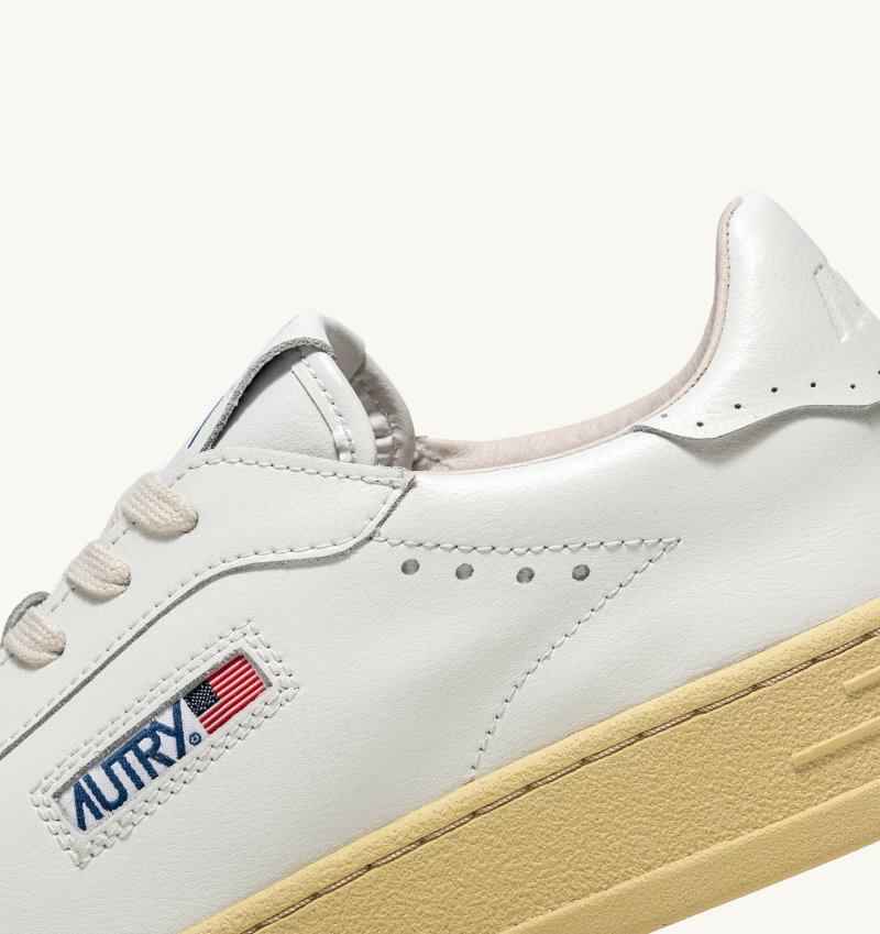 Autry Bob Lutz Low Sneaker Damen Weiß | MX20-0110W0