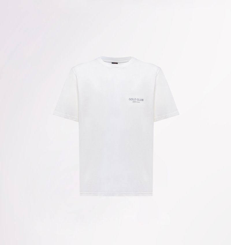 Autry Crew Neck T-shirts Herren Weiß | RY54-5844A6