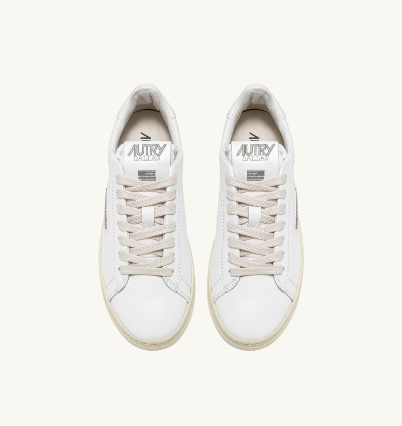 Autry Dallas Low Sneaker Herren Weiß | GN72-3562I8