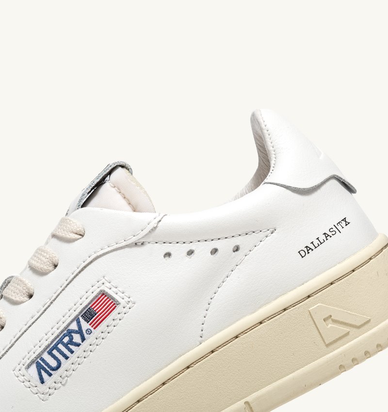 Autry Dallas Low Sneaker Herren Weiß | GN72-3562I8