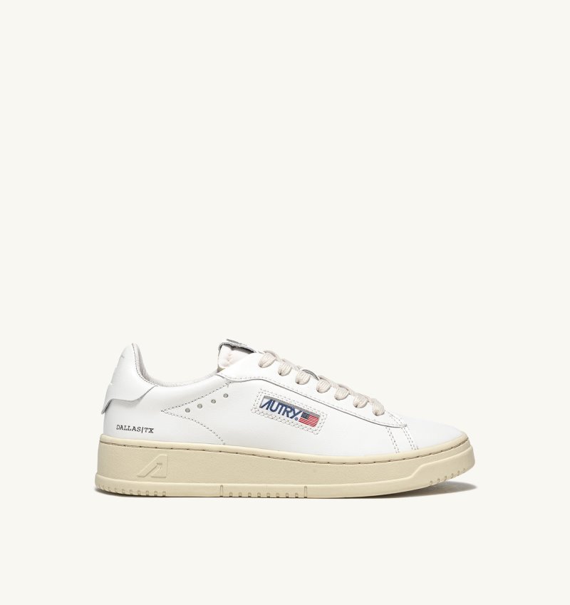 Autry Dallas Low Sneaker Herren Weiß | GN72-3562I8