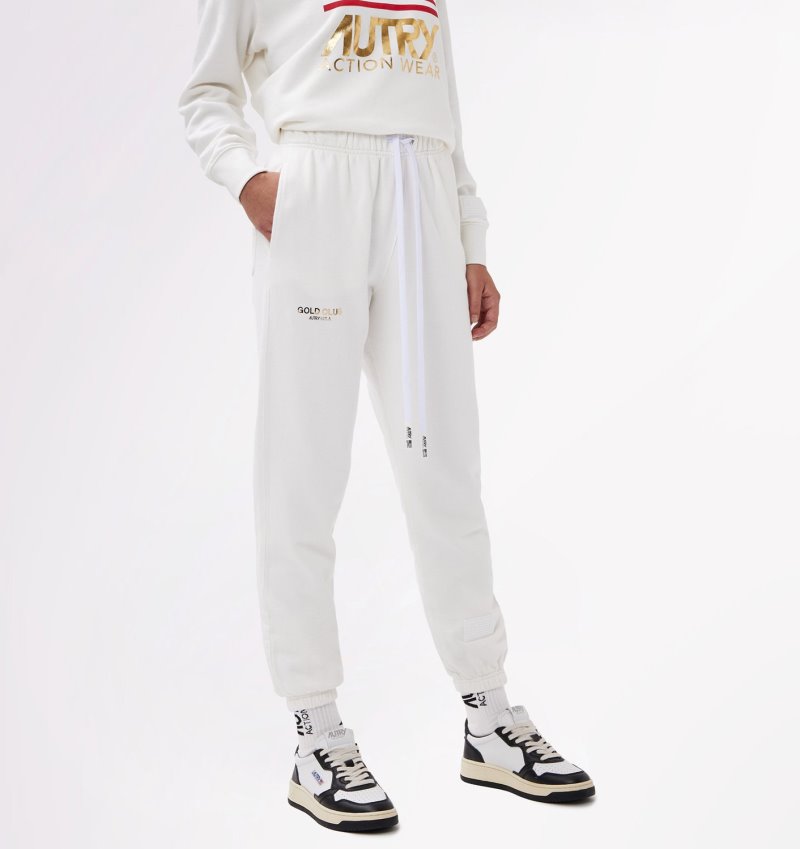 Autry Fleece Hose Damen Gold | TE93-4913E5
