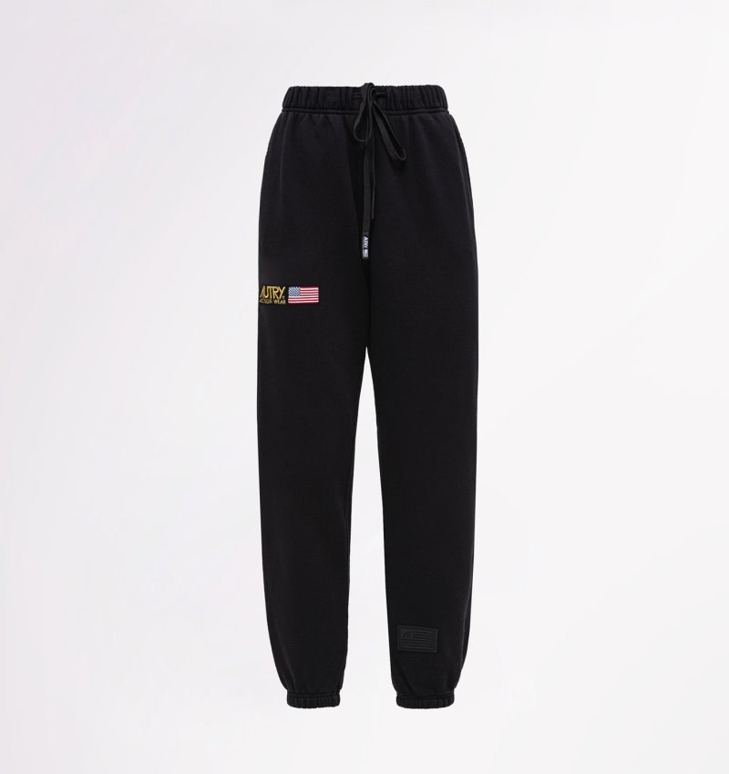 Autry Fleece Hose Herren Schwarz | HE05-1605K4