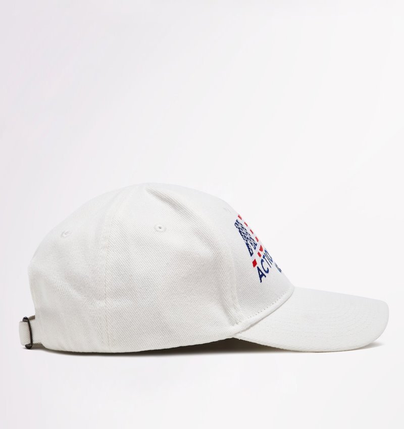 Autry Iconic Logo Flag Hüte Damen Weiß | YX71-1911Q3