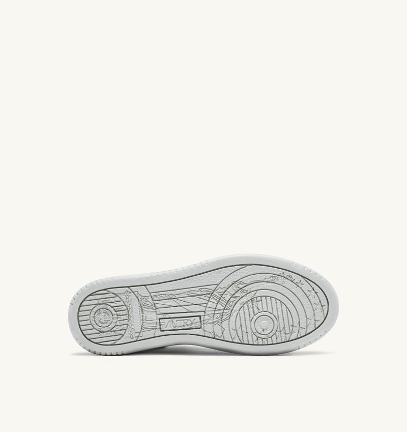 Autry Liberty Open Low Sneaker Herren Grau Silber | AG35-7125L5