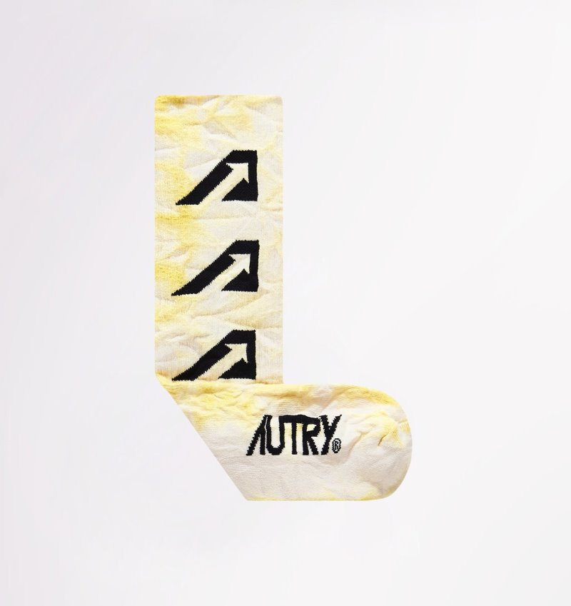 Autry Matchpoint Socken Damen Gelb | TK62-2582R8