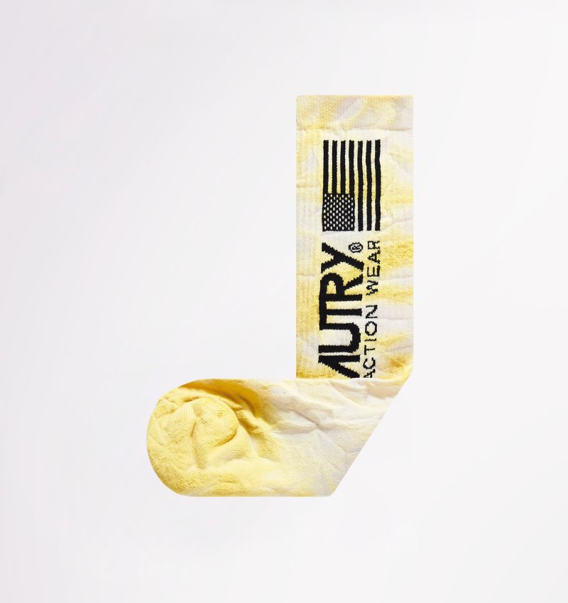 Autry Matchpoint Socken Damen Gelb | TK62-2582R8