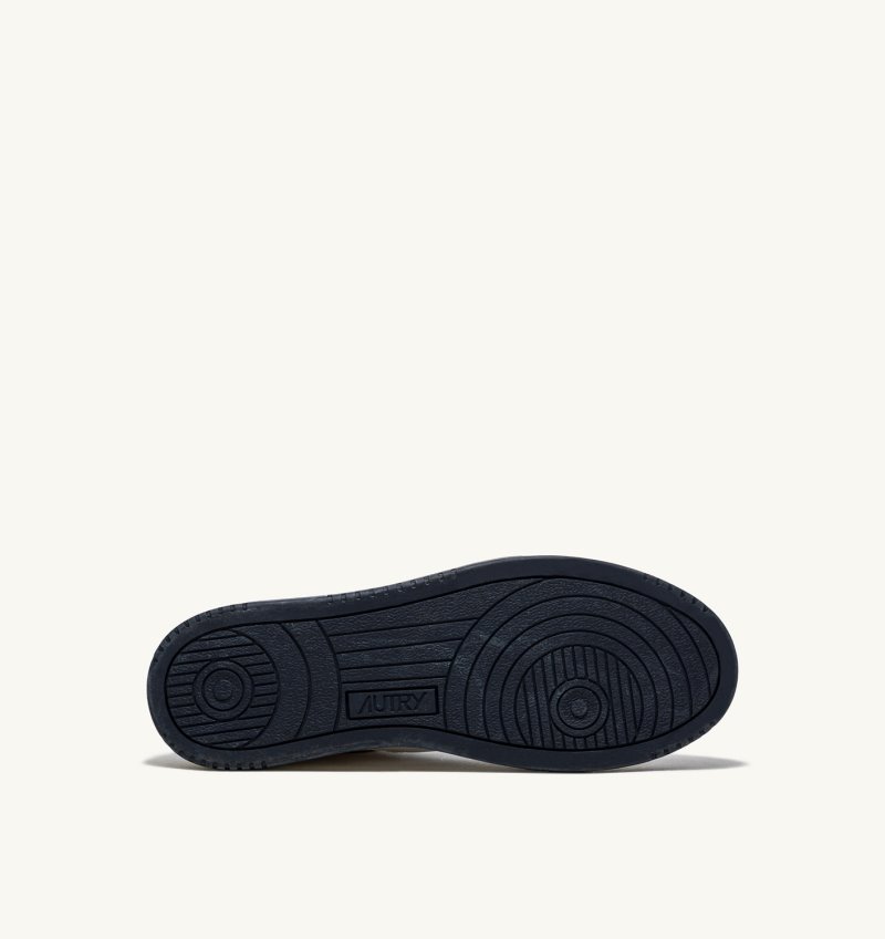 Autry Open Mid Sneaker Damen Weiß | NE34-2794L8