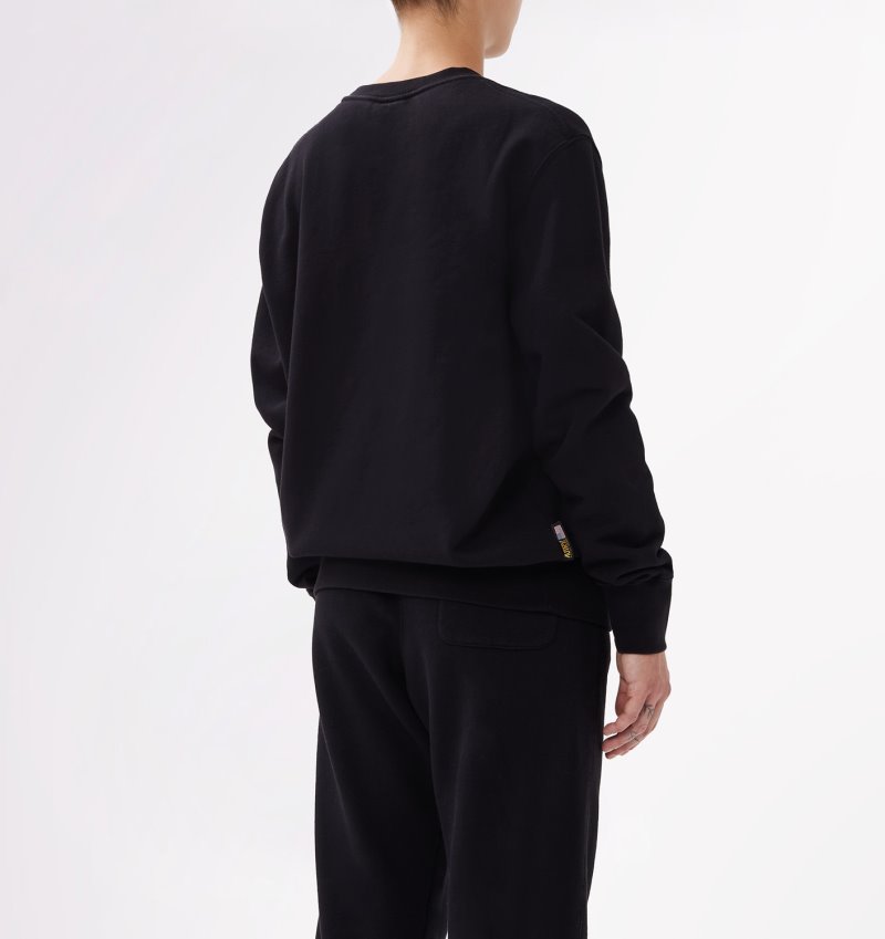 Autry Tennis Crew Neck Sweatshirts Damen Schwarz | MN47-5847K4